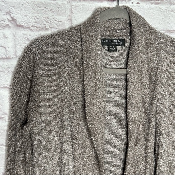 Barefoot Dreams Cozy Chic Lite Knit Style 452 Open Front Cardigan - Picture 8 of 14